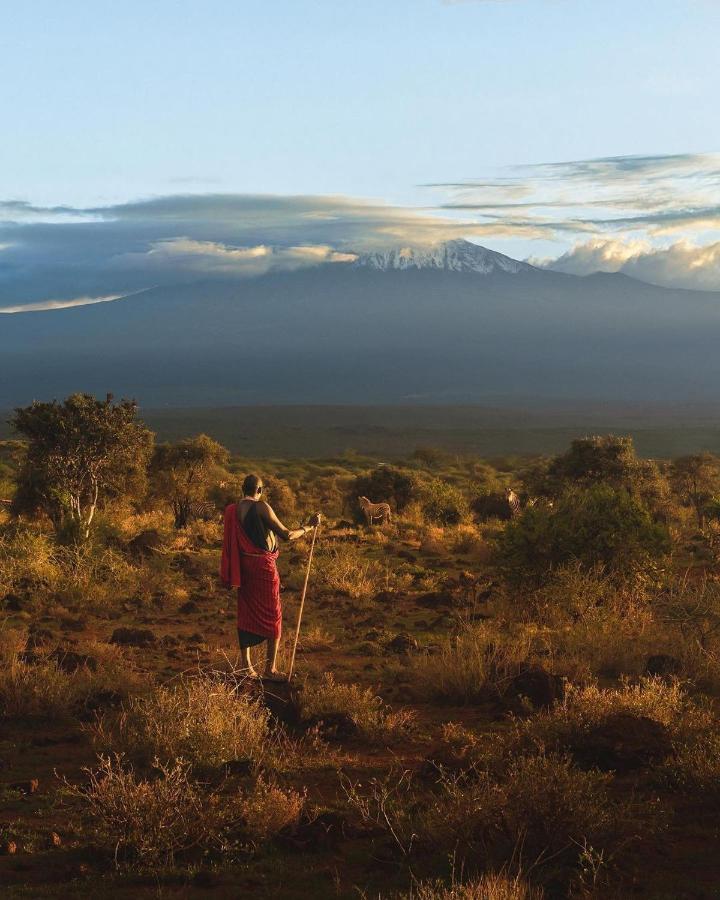 Amboseli Cultural Camping Eksteriør bilde